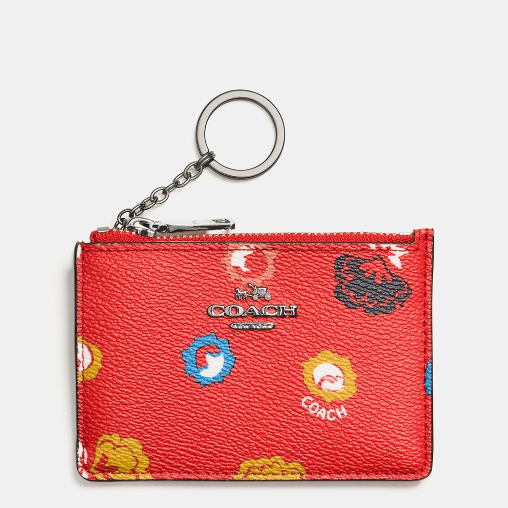 NWT Coach Wild Prairie Key Pouch
